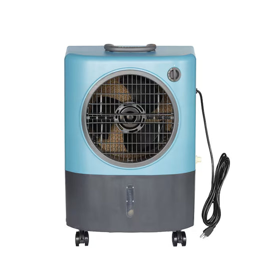 1300-CFM 3-Speed Indoor/Outdoor Portable Evaporative Cooler for 500-Sq Ft (Motor Included)
